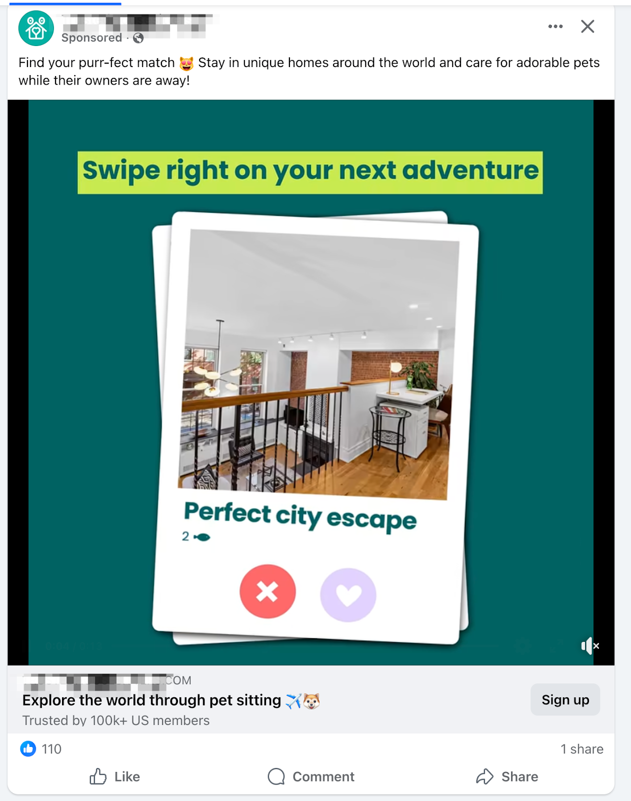 Source: Facebook.com; details redacted